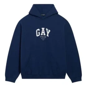 Hanorace cu glugă Pride, croială largă „Navy” 651799TLV548561