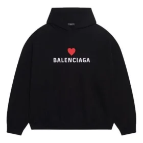 Hanorace cu glugă Qixi, croială largă „Black” 674986TLVC21070 Hanorace cu glugă Qixi, croială largă „Black” 674986TLVC21070