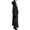 Hanorace cu glugă rotundă Back Flip Oversized „Negru Alb” 761458TPVG11070