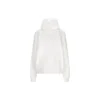 Hanorace cu glugă rotundă Back Flip Oversized „White Black” 761458TPVG19040