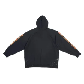 Hanorace cu glugă SBalenciaga Metallica, croială oversized „Black Orange” 697879TMV891055 Hanorace cu glugă SBalenciaga Metallica, croială oversized „Black Orange” 697879TMV891055