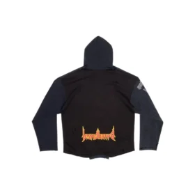 Hanorace cu glugă Speed Hunters, cu design inversat, oversized „Black Faded” 698156TMVD11000