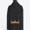 Hanorace cu glugă Speed Hunters, cu design inversat, oversized „Black Faded” 698156TMVD11000