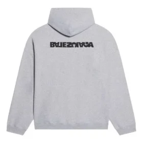 Hanorace cu glugă Turn, croială largă „Heather Grey Black” 674986TLVB41167