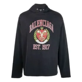 Hanorace cu imprimeu logo „College” Est. 1917 „Negru” 674685TLV891076