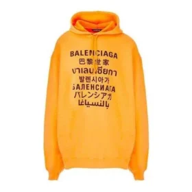 Hanorace cu logo „Orange Black” 641679TJVI67513