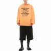 Hanorace cu logo „Orange Black” 641679TJVI67513