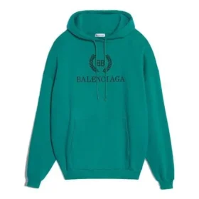 Hanorace cu logo verde 556111TDV043068