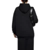 Hanorace cu mâneci lungi și imprimeu cu litere, negru 578135TJVE11034
