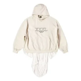 Hanorace cu patch-uri XXXL, oversized, „Ecru” 720406TNVD99784 Hanorace cu patch-uri XXXL, oversized, „Ecru” 720406TNVD99784