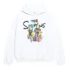 Hanorace din bumbac Balenciaga x THE SIMPSONS, croială largă „Alb” 675003TLVG89016