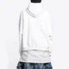 Hanorace din bumbac Balenciaga x THE SIMPSONS, croială largă „Alb” 675003TLVG89016