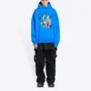 Hanorace din bumbac Balenciaga x THE SIMPSONS, croială largă „Albastru” 674986TLVG84210