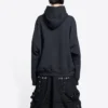 Hanorace din bumbac Balenciaga x THE SIMPSONS, croială largă, „Negru” 675003TLVG81000