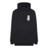 Hanorace din bumbac cu cod de bare „Black” 651799TKVE61070