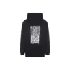 Hanorace din bumbac cu cod de bare „Black” 651799TKVE61070