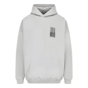 Hanorace din bumbac cu cod de bare „Grey” 651799TKVE68174 Hanorace din bumbac cu cod de bare „Grey” 651799TKVE68174