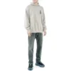 Hanorace din bumbac cu cod de bare „Grey” 651799TKVE68174
