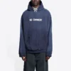 Hanorace fără glugă, croială largă „Navy Blue” 674986TLVG43967