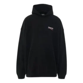 Hanorace oversized cu broderie de Political Campaign „Negru” 620973TKVI91070