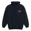Hanorace oversized cu broderie pentru Political Campaign „Black White” 620947TKVI91070