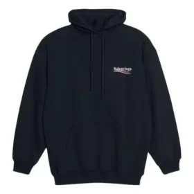 Hanorace oversized cu broderie pentru Political Campaign „Black White” 620947TKVI91070 Hanorace oversized cu broderie pentru Political Campaign „Black White” 620947TKVI91070