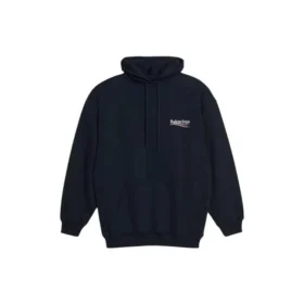 Hanorace oversized cu broderie pentru Political Campaign „Black White” 620947TKVI91070 Hanorace oversized cu broderie pentru Political Campaign „Black White” 620947TKVI91070
