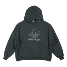 Hanorace oversized cu glugă Balenciaga x adidas Logo „Verde Alb” 712396TNVA93775 Hanorace oversized cu glugă Balenciaga x adidas Logo „Verde Alb” 712396TNVA93775