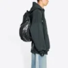 Hanorace oversized cu glugă Balenciaga x adidas Logo „Verde Alb” 712396TNVA93775