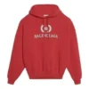 Hanorace oversized din bumbac cu logo BB „Roșu” 547765TCV316400