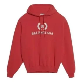 Hanorace oversized din bumbac cu logo BB „Roșu” 547765TCV316400