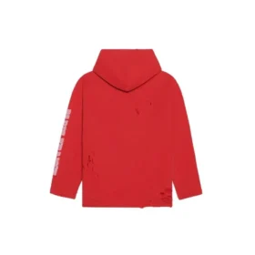 Hanorace scurtă cu glugă Balenciaga „Cardi Red” 670946-TLVJ3-6441 Hanorace scurtă cu glugă Balenciaga „Cardi Red” 670946-TLVJ3-6441