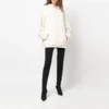 Hanorace sportiv oversized cu șnur „Alb” 600583TLVA19080