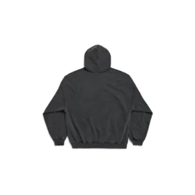 Hanorace „The Capital Of Fashion” croială largă „Black Faded” 803265TRVN41048