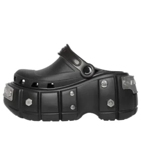Hardcrocs Slide x Crocs „Nero Silver” 687398W1S8N1081