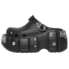 Hardcrocs Slide x Crocs „Nero Silver” 687398W1S8N1081