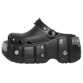 Hardcrocs Slide x Crocs „Nero Silver” 687398W1S8N1081