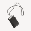 Husă de telefon pentru pașaport pentru bărbați, de culoare neagră