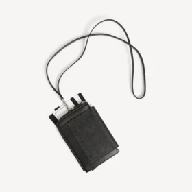 Husă de telefon pentru pașaport pentru bărbați, de culoare neagră
