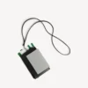 Husă de telefon pentru pașaport pentru bărbați  în culoarea gri Balenciaga
