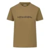 Imprimare simbolică a logo-ului creativ pe piept, croială retro slim fit, mânecă scurtă 612964TIV509605