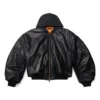 Jachetă bomber cu glugă „Black” 750953TOS171000