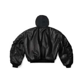 Jachetă bomber cu glugă „Black” 750953TOS171000