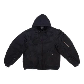 Jachetă bomber distrusă „Black” 698844TKP271000