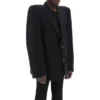 Jachetă Boxy „Negru” 790795TKT281000