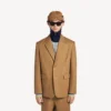 Jachetă bărbătească cu un singur rând de nasturi, croială normală, de culoare camel