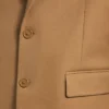 Jachetă bărbătească cu un singur rând de nasturi, croială normală, de culoare camel
