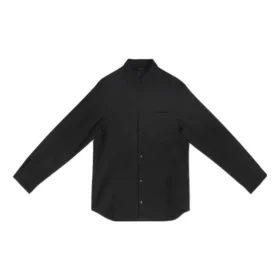 Jachetă-cămașă din lână „Negru” 704451TIT221000 Jachetă-cămașă din lână „Negru” 704451TIT221000