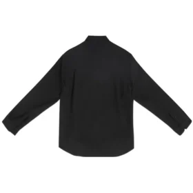 Jachetă-cămașă din lână „Negru” 704451TIT221000 Jachetă-cămașă din lână „Negru” 704451TIT221000