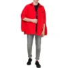 Jachetă cu fermoar și mâneci duble „Red” 602278TG0116010
